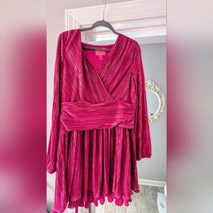 Lilly Pulitzer VGUC Size 14 Vibrant Pink 🩷 Dress